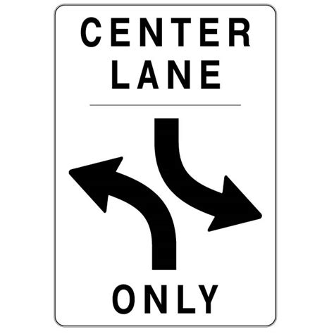 Center Lane Only Royalty Free Stock Svg Vector And Clip Art