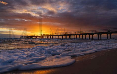 Shoreline Sunset Seaford Beach Mike Launder Photography