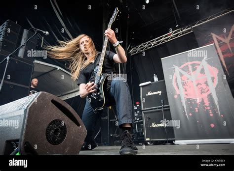 The Danish Heavy Metal Band Mercenary Performs A Live Concert At The