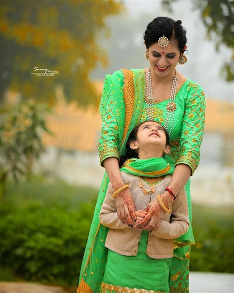 Pin By 😎aspandher💝 On Punjabi Kudiya Mother Daughter Matching Outfits Mom Daughter Matching