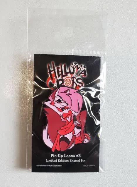 Helluva Boss Pin Up Loona Enamel Pin Limited Edition Vivziepop