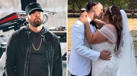 Eminems Daughter Alaina Scott Looks Stunning As She Marries Her Soulmate Matt Moeller Mirror