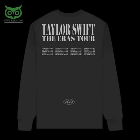 Taylor Swift The Eras Tour 1989 Album T Shirt Owl Fashion Shop