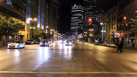 Downtown Winnipeg At Night Youtube