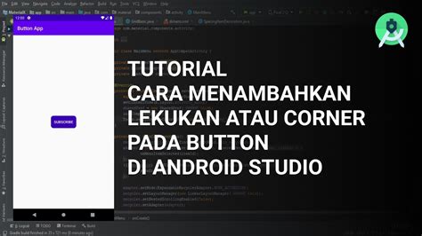 Cara Menambahkan Corner Pada Button Di Android Studio