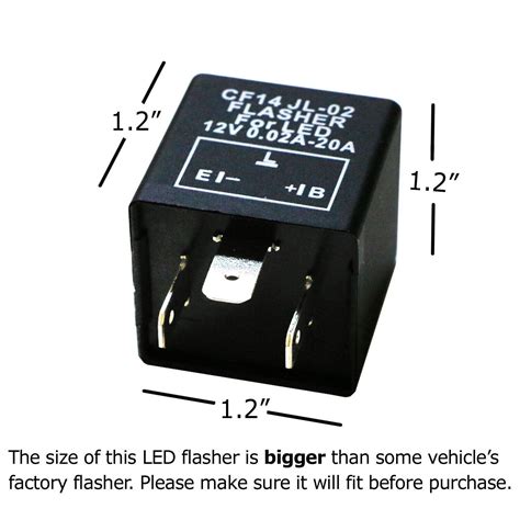 3 Pin CF14 CF 14 JL 02 EP35 LED Flasher Relay Fix Turn Signal Hyper