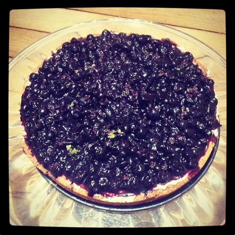 Le gâteau du dimanche Tarte myrtilles crème vanille mascarpone