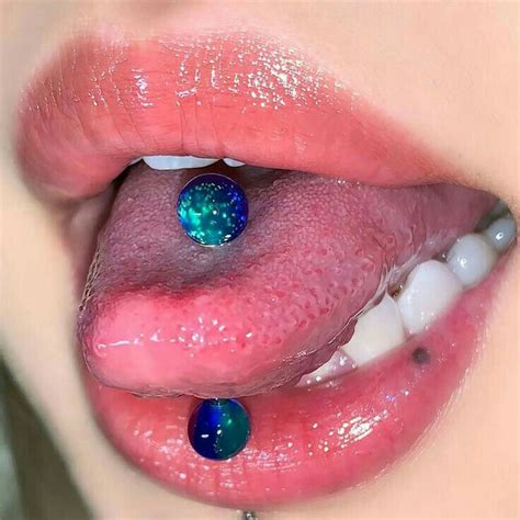 Piercing Facial Ideas Cool Tongue Piercing Jewelry