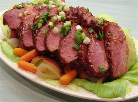 Glazed Corned Beef & Cabbage N Irish Stout Beer Recipe ...