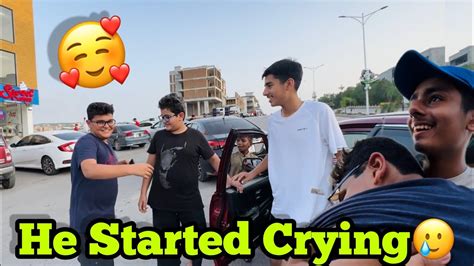 He Started Crying🥹subscribers😍 Youtube
