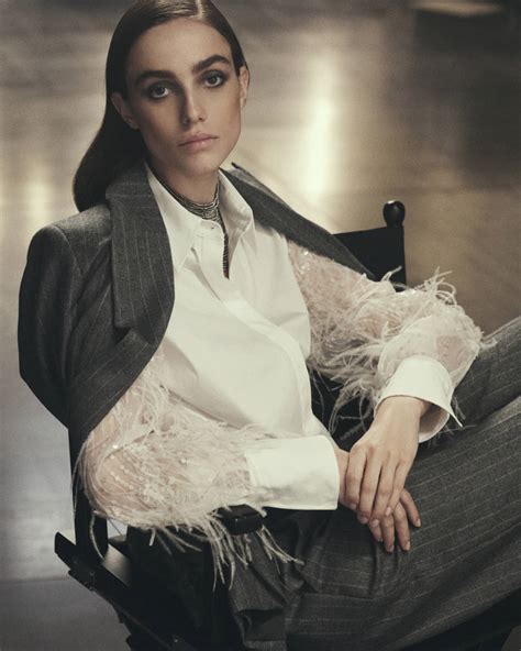 Brunello Cucinelli Button-Front Cotton Shirt with Ostrich Feather