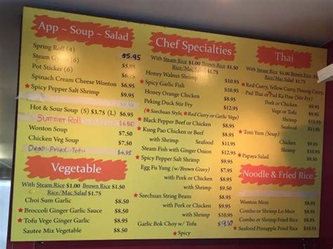 Check with this restaurant for current pricing and menu information. Lotus Garden Chinese & Thai Cuisine Menu - Princeville HI ...