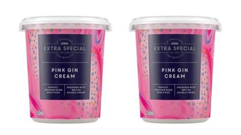 Asda Is Selling Pots Of Pink Gin Cream To Go With Mince Pies Tyla