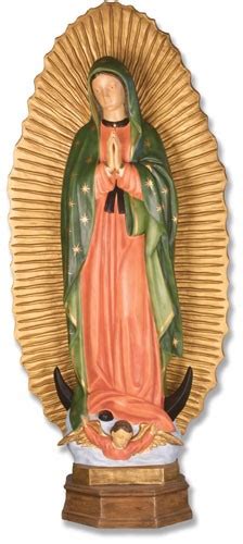 Sacco Company Statuary Our Lady Of Guadalupe With Star Burst