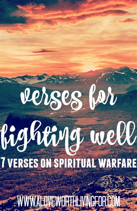 Spiritual Warfare Verses 7 Scriptures To Inspire You To