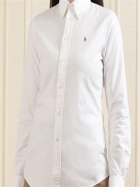 Buy Polo Ralph Lauren Women White Casual Shirt Shirts For Women