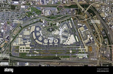 Aerial Photo Map Of Newark International Airport Erw New Jersey Stock
