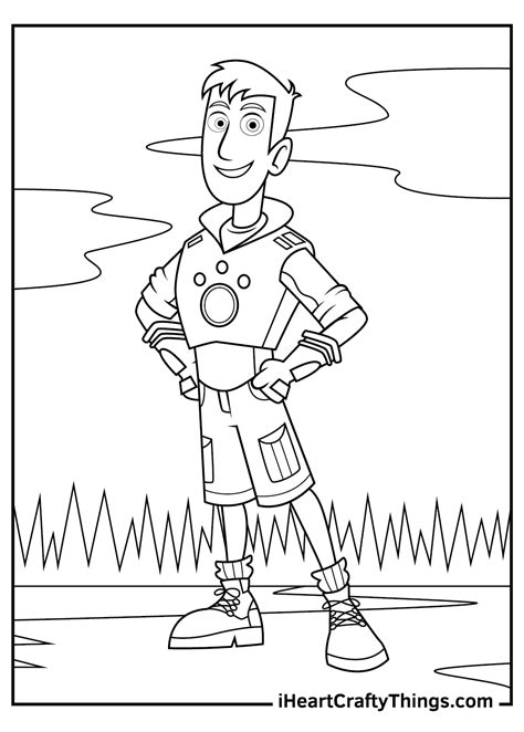 Wild Kratts Coloring Page Printable Images And Photos Finder