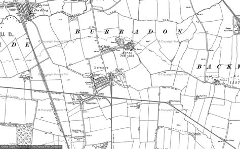 Historic Ordnance Survey Map Of Camperdown 1895 1896