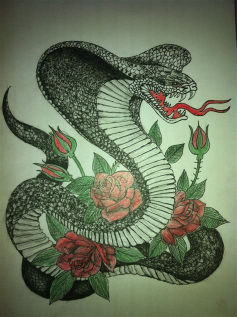 Snake And Roses By Warburtons Bread On Deviantart