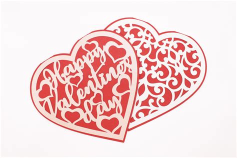 Heart Card Svg Valentines Day Cards Svg