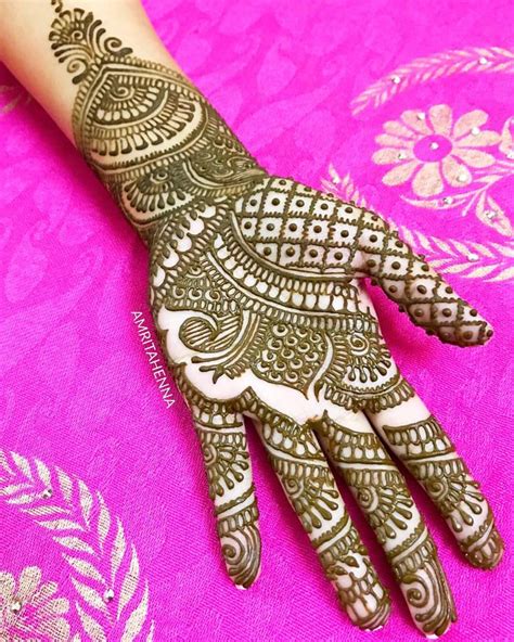 Full Hand Traditional Henna Design For Beautiful Tanya Tanyajain1994