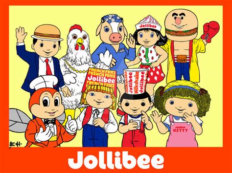Jollibee Original Vintage Mascots Og Illustration By Echo Marav On