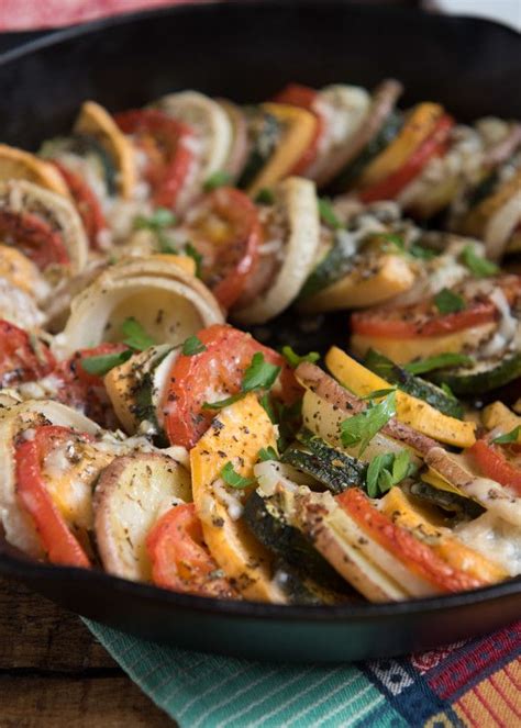 Need new recipe ideas to brighten up broccoli? Layered Roasted Vegetables with Parmesan- they are super ...