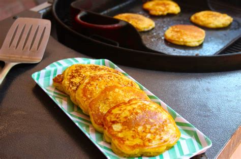 Griddle Grilled Corn Cakes Fresh Corn At Its Finest