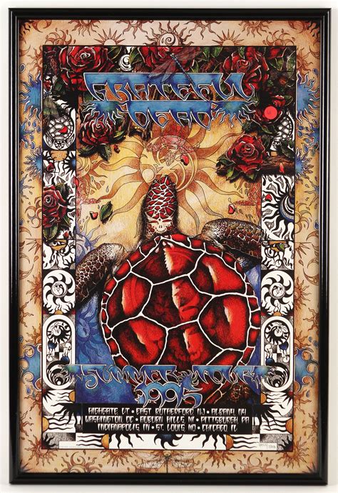 Lot Detail 1995 Grateful Dead Concert Poster Lithograph Michael
