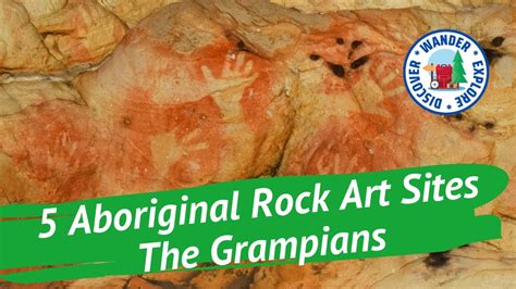 🍂 5 Aboriginal Rock Art Sites The Grampians Victoria Australia Youtube