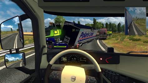 Euro Truck Simulator 2 Crash While Driving - Euro Truck Simulator 2 Multiplayer: Bad Drivers/Crashes Compilation #11