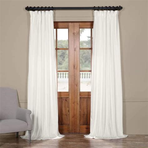 Decorate your home with the things you love most. Eff EFF 1-Panel Heritage Plush Velvet Curtain | Cotton ...
