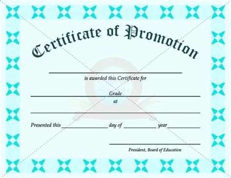 Army Officer Promotion Certificate Template New Promotion Inside