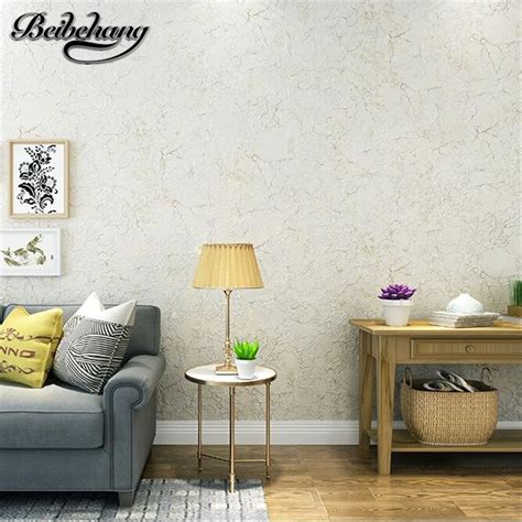 Beibehang American Simple Plain Nonwovens Wallpaper Bedroom Living Room