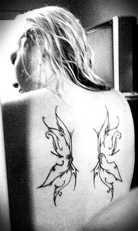 Angel Wings Fairy Wings Back Tattoo This Is My Back Tattoo Not