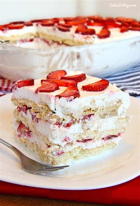 A delicious dessert, of course! 10 Scrumptious Strawberry Desserts | Skip To My Lou
