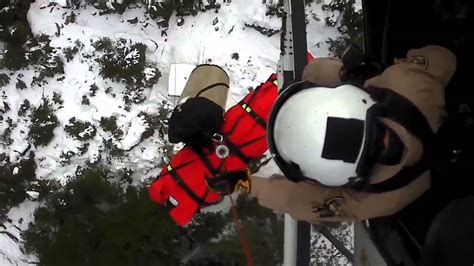 Raw Video Hiker Rescued From Yosemite Youtube