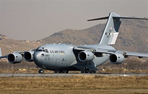 Wallpaper Boeing United States Air Force C 17 American Strategic Military Transport Aircraft