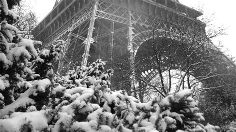 Fond Décran Paris Sous La Neige Paris Sous La Neige Hiver à Paris