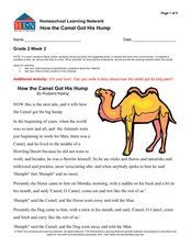 He still has his hump, he never did make up the lost time, and he still behaves badly. How the Camel Got His Hump Worksheet for 2nd Grade ...