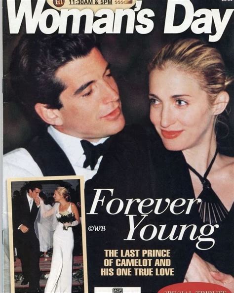 Carolyn Bessette Kennedy And Jfk Jr On The Cover Of Womans Day July 1999