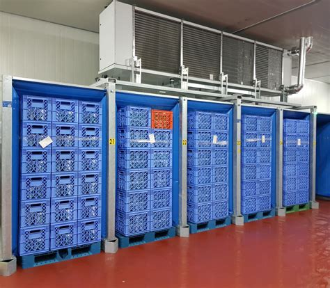Rapid Refrigeration Cells For Pallets Yoghurt And Fresh Cheese Fromfroid