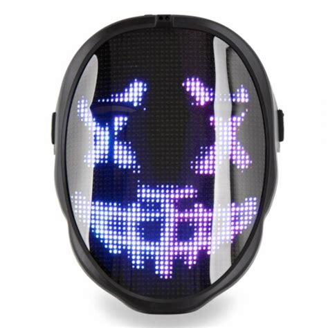 Chemion Led Light Digital Face Changing Mask For Parties And Events
