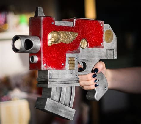Bolt Pistol Replica Warhammer 40k Prop Gun Cosplay Etsy