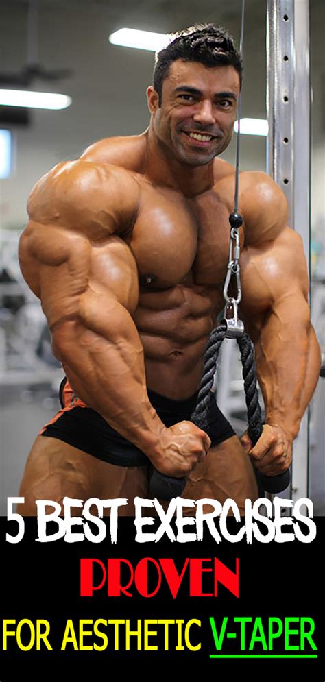 5 best exercises scientifically proven to build an aesthetic v taper body muscle building