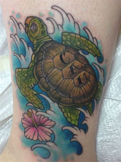 60 Great Examples Of Sea Turtle Tattoos With Meanings Sea Turtle