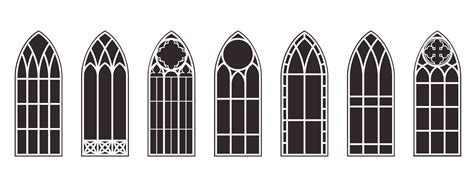 Gothic Window Vector Art Icons And Graphics For Free Download