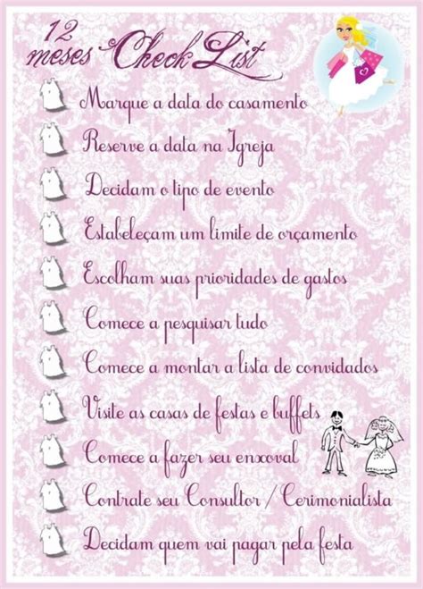 Checklist Casamento O Que é Como Fazer E Alguns Modelos