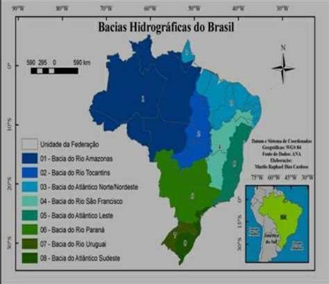 Observe o mapa e marque a alternativa correta a A Bacia do Rio São